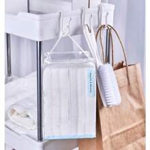 Four-Story Multifunctional Storage Rack, Crack Storage Rack, Space Saving, Convenient And Durable - White - View 7