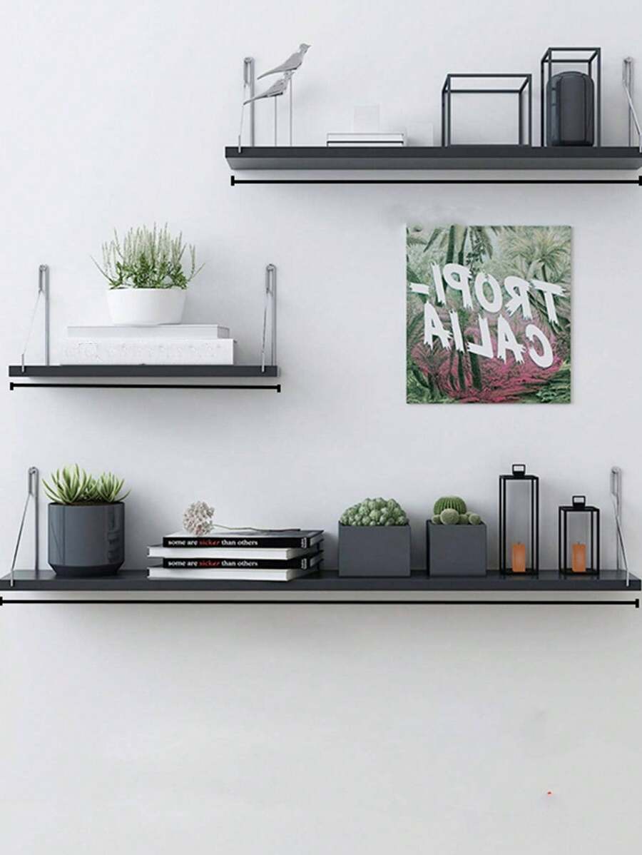 1 件式墙壁装饰浮动搁板，乡村风格木质卧室壁架，农舍浴室搁架，悬挂式储物架，壁挂式搁板