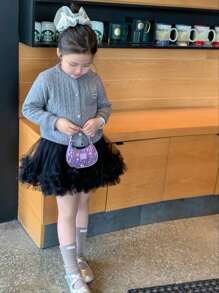 Fashionable Sparkling Mini Handbag, Cute Crossbody Bag, Adorable Mini Shoulder Bag, Essential Holiday Gift