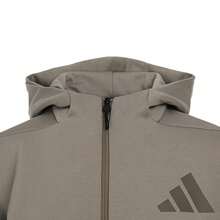 Adidas Áo khoác nam M Z.N.E. FZ 2025, Áo len cardigan trùm đầu dệt kim JC5495 - màu nâu - Xem 3