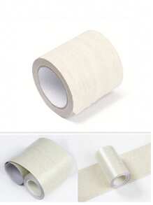 易于安装的自粘式 1 件木纹修补贴片，5 厘米/1.96 英寸宽 * 10 米/393.7 英寸长，10 厘米/3.93 英寸宽 * 10 米/393.7 英寸长，适用于桌子、椅子、DIY、踢脚板、门、窗、地板和家具翻新的木纹胶带，门框包裹贴纸，窗台防水贴纸 - 彩色 - 查看 8