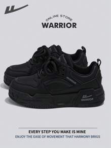 WARRIOR 勇士女鞋春夏轻便舒适透气简约风格休闲时尚运动鞋全年适用耐磨全天穿着训练运动鞋跑步鞋