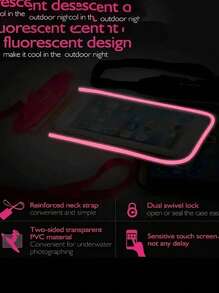 Buzunar PVC impermeabil pentru telefon cu șnur - ușoară, anti-alunecare, husă pentru geantă uscată, impermeabilă, cu suprafață mată, pentru plajă, înot, plimbări cu barca și rechizite școlare, indispensabil pentru poștași, elemente esențiale pentru întoarcerea la școală