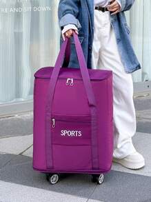 ceionkeust Unisex Multi-Directional Wheel Travel Bag, Large Capacity & Expandable, Anti-Theft Design, Waterproof, Suitable For Men & Women, Short-Distance Business/Moving Luggage - Multicolor - View 11