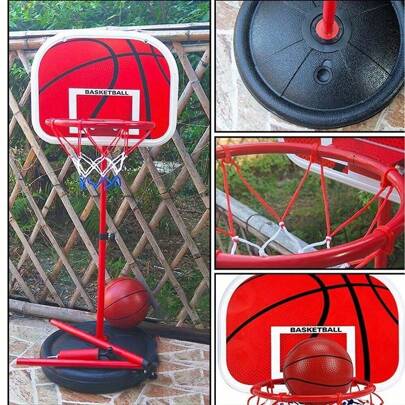 170cm Basketball Hoop Net Backboard Stand Set Adjustable Free Standing