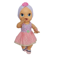 Roupa Boneca Baby Alive Kit C/ 3 Vestidos E 3 Calcinha ( Tem uma foto com 4 modelos de bonecas com os tamanhos e as medidas abaixo)