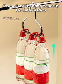 3/2/1 件帽子收纳架，皮带架收纳架，衣柜配件收纳架，适合皮带、领带、围巾、吊带背心、帽子、胸罩、鞋子、手提包、裙子、裤子、鞋子、牛仔裤、靴子 - 彩色 - 查看 5