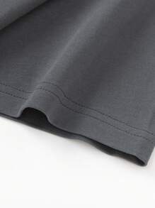 Balabala 男童短袖T恤，2025夏季速干上衣 - 深灰 - 查看 5