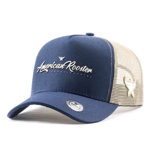 American Rooster Boné country masculinho aba curva rodeio cavalgada sertanejo casual