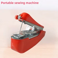 1 pièce Mini machine à coudre, appareil de couture portable à main, facile à utiliser manuellement, réparations rapides, sans électricité ni pile requise