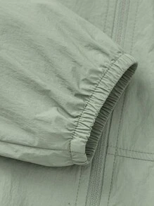 Balabala 兒童防曬夾克，2025夏季輕便透氣 - 土灰綠 - 查看 7