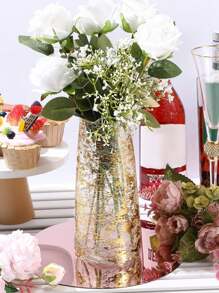 1pc 30cm/25cm/20cm Silver Acrylic Round Mirror Tray, Wedding Candle Holder Decoration, Home Table Decoration, Suitable For Wedding Center Table Decoration, Wedding Table Candles, Baby Baptism Mirror Decoration Tray, Birthday Party Decoration, Jewelry Store Tray, Spring Decoration, Make Your Home New - Multicolor - View 8