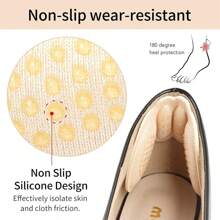 2 miếng đệm gót chân, miếng bảo vệ gót chân bằng xốp thoải mái cho giày cao gót và giày thường ngày. - Nhiều màu - Xem 4