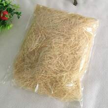 30g Natural Grass Silk Gift Box Red Wine Cosmetics Packaging Decoration Filler Festival Gift Box Filler - Yellow - View 7