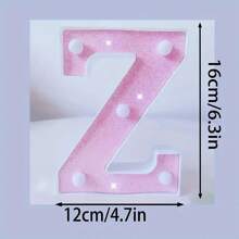 1 chiếc đèn chữ màu hồng, đèn trang trí ngày Valentine và Ngày của Mẹ, đèn chữ hình hoa phát sáng, ánh sáng trắng ấm, dùng pin, thích hợp trang trí ngày Valentine, tiệc sinh nhật, phòng ngủ, đám cưới, cầu hôn, họp mặt gia đình, Giáng sinh, trang trí nhà hàng, trang trí bó hoa, trang trí hộp quà bánh sinh nhật và nhiều dịp khác. - Hồng - Xem 27