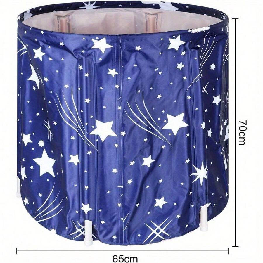 230L Foldable Ice Bath Bathtub: Your All - In - One Solution For Outdoor And Bathroom Cold Plunges, Offering Unbeatable Recovery And Therapeutic Value - Blue - View 1