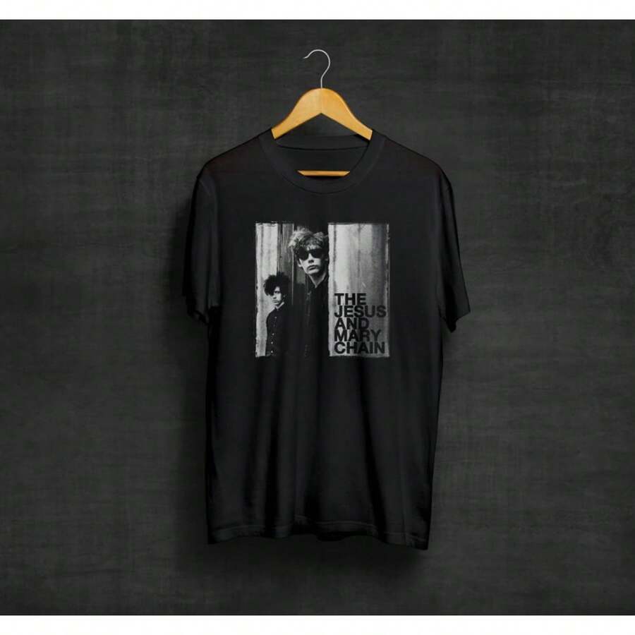 J Black T-Shirt  The Jesus And Mary Chain Shirt  Band Shirt  Sgaze  Post-Punk  Alternat - Black - View 1