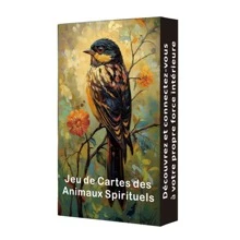 French Oracle Deck, Spirit Animals Oracle Cards, Animals Message Oracle Deck, Tarot Deck With Keywords, 12x7cm Cards, 52-Cards - Multicolor - View 3