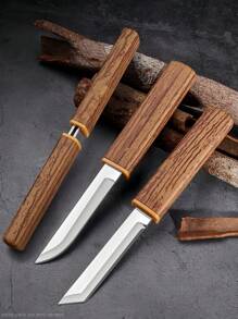 1 szt. Outdoor New Stainless Steel Dragon & Phoenix Combo Knife, Viral Portable Fruit Knife 2-w-1 Kitchen Cutting Tool - Wielokolorowe - Zobacz 9