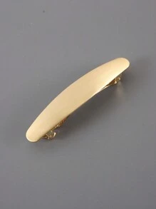 1件金屬拉絲效果金色啞光幾何圖案不對稱橢圓髮夾，馬尾夾彈簧髮飾，四季通用，髮夾，髮飾，學校用品，髮飾，頭飾，女性髮飾，髮夾，夏季，假期，旅行，節日，派對 - 彩色 - 查看 13