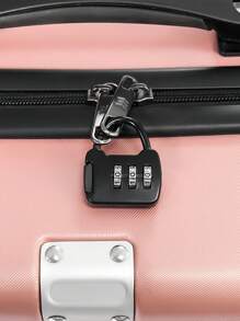 1pc Metal Combination Lock 3 Digit Password Combination Padlock Suitcase Luggage Metal Code Lock Mini Anti-Theft Locks Drawer Lock Ideal For Secure Travel Accessory For Gym Lockers, Luggage, And Backpacks, Portable, , And Tamper-Resistant Compact Design For Easy Carrying Travel Essentials Back To School Password Lock TSA Customs Lock Luggage Lock Perfect For Luggage Perfect For Suitcase For Travel For Business Secure Your Belongings Anti Theft Waterproof