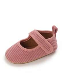 Pink Soft Sole Princess Shoes For Toddler Girls, Infant Walkers 0-1 Year Old - Pink - View 3