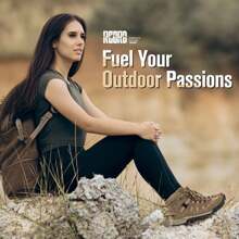 Hiking Boots Women Waterproof Non-Slip Womens Hiking Shoes Comfortable Outdoor Womens Hiking Boots Walking Boots Hiking Shoes Women - 棕色 - 查看 6