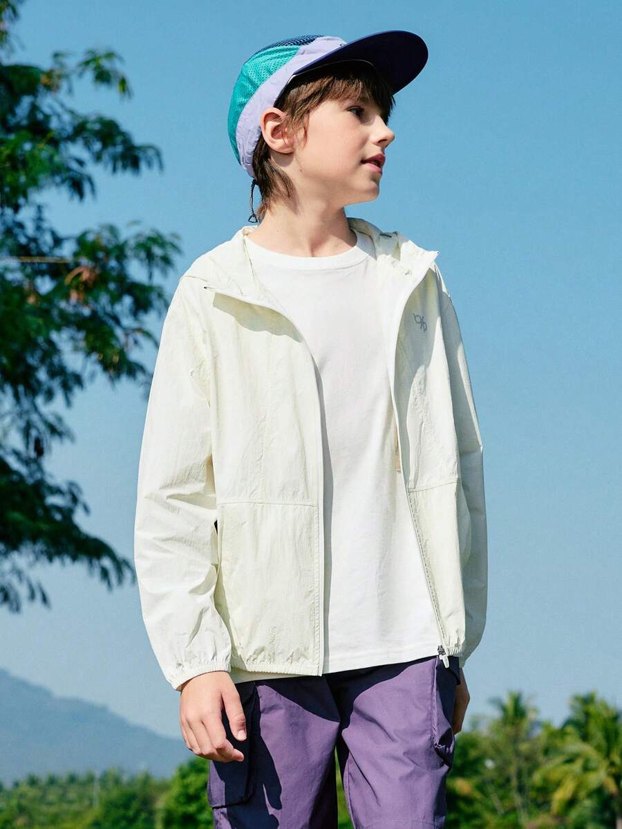 Balabala Kids' Sun Protection Jacket, 2025 Summer Lightweight & Breathable - Original White - View 1