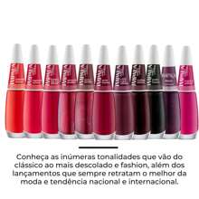Kit Esmaltes Impala 11 Tons Vermelhos Escuros Esmalte Promoção Atacado Festa Junina
