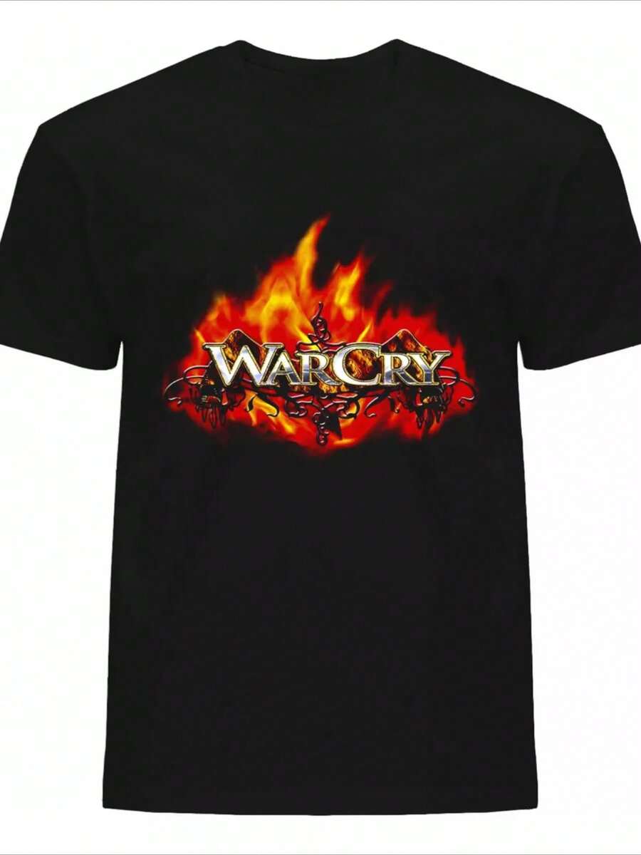 Camiseta superior con logo gaming Camiseta 100% algodón grueso, 220 g - Negro - Ver 1