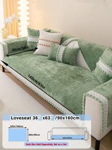 1pc Chenille Jacquard Sofa Cover , Couch Protector For Four Seasons, Universal Furniture Cover For Bedroom, Office, Living Room Home Decor Gifts Birthday Graduation - Multicolor - View 49