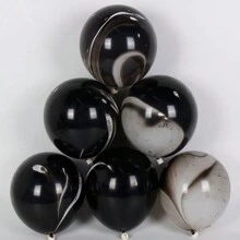 10 个/包 10 英寸渐变玛瑙乳胶气球，适合生日、婚礼和派对庆祝活动 - 彩色 - 查看 13