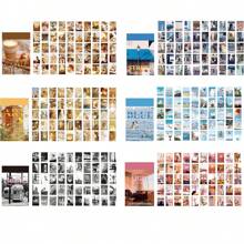 50 Sheets Washi Stickers Book For Journaling, Daily Scenery Life Stuff Travel Sricker Vintage Aesthetic Fashion Scrapbook Stickers Set For Bullet Journal Art Diary Craft Gifts Planner Notebook