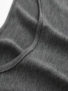 Motorcycle Inspired Tank Top - Dark Grey - View 6