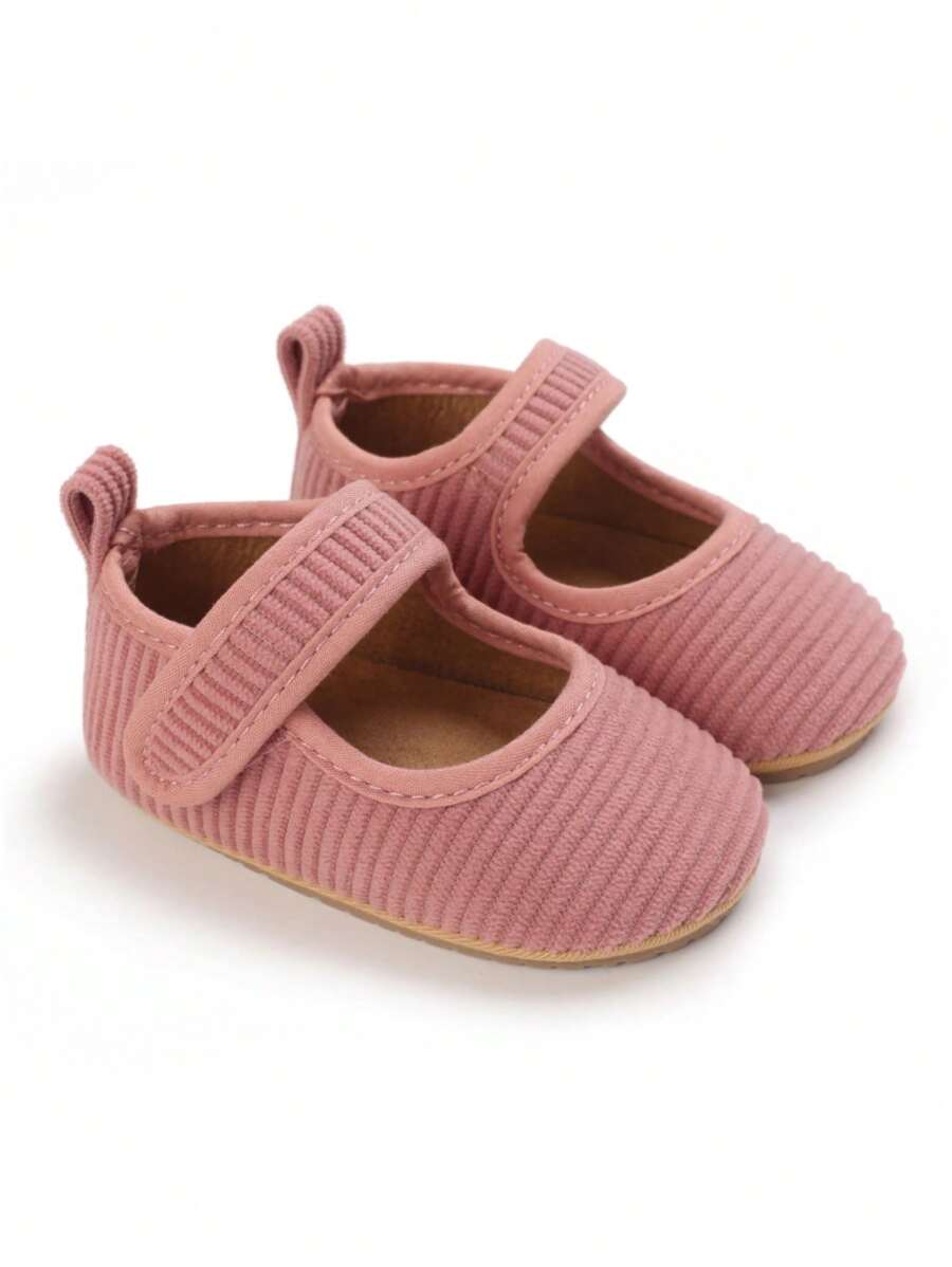 Pink Soft Sole Princess Shoes For Toddler Girls, Infant Walkers 0-1 Year Old - Pink - View 1