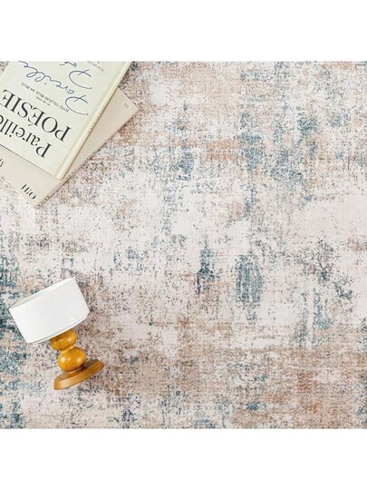 Washable Rugs Area Vloerkleed 200 300 Cm Bruin Grijs Moderne Abstract Living Room Bedroom Large Non Slip Short Pile Zachte Tapijt Dining Office view 4