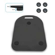 Tapete deslizante antideslizante para Thermomix, accesorios para olla multifuncional, apta para modelos TM6/TM5, tablero acrílico antideslizante de alta calidad con asa, patas de silicona antideslizantes, patas de goma antideslizantes, bloques deslizantes de teflón