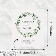 Custom-Designed Personalized Wine Bottle Packaging, Labels And Stickers For Baptism, Birthday Parties, Wedding Celebrations, And Valentine'S Day Decorations.