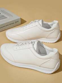 2025 Tênis Casual Estilo Colorblock para Mulheres, Sapatos Esportivos Versáteis Moda e Leves