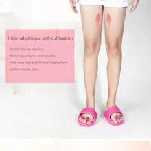 Women Weight Loss Massage Slippers Slide Sandals Shaking Shoes Thick Soled Postpartum Massage Slim Legs Shake Shoes - Grey - View 4