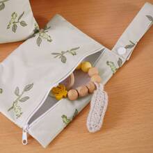 3 件装防脏湿袋，防水可洗袋，适用于旅行收纳、婴儿车、日托、婴儿尿布、瑜伽、海滩、泳池、湿幼儿泳衣