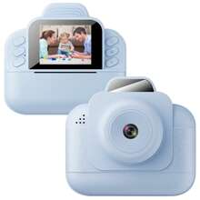 儿童相机即时打印，高清视频数码相机玩具，带卷纸，男孩女孩圣诞生日礼物，适合 6-12 岁儿童的便携式相机玩具，蓝色、粉色、紫色 - 返校 - ZSK-多色 - 查看 13