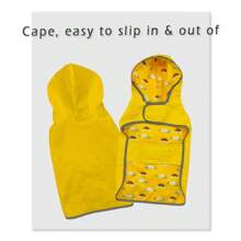 All Weather Dog Raincoat: Dual-Sided Waterproof Coat With Polyester Fiber PU Coating And Quick-Adjust Closure