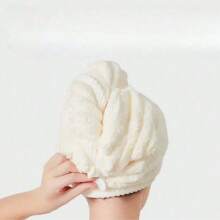 女士干发帽新款加厚超强吸水速干家用干发巾洗发浴帽家居浴室装饰秋季装饰返校发帽 - 彩色 - 查看 8