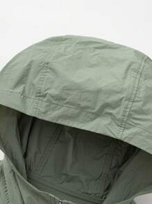 Balabala 兒童防曬夾克，2025夏季輕便透氣 - 土灰綠 - 查看 6