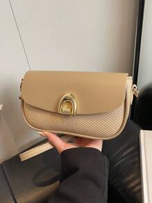 Nouveau sac carré petit et décontracté pour femmes, sac à main polyvalent de couleur unie avec décoration métallique. en PU, convient pour la nouvelle tenue de l'année, les cadeaux, les fêtes, les festivals de musique. Parfait pour les jeunes adultes, les étudiantes, les dames de bureau. Idéal pour l'université, le travail, les , les déplacements, les extérieurs, les voyages, les pique-niques, le bureau. - Kaki - Voir 6