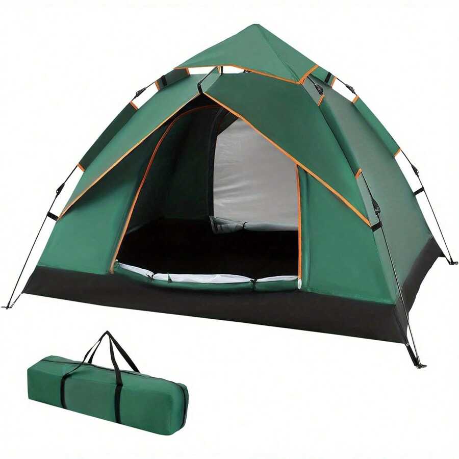 Dome Tents Camping Tent Automatic Camp 2-3 Person Canopy Lightweight Backpacking Tents For Hiking Backyard