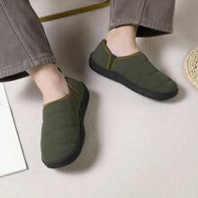 Festooning Mens Slippers Indoor/Outdoor Comfy House Shoes Slip On Memory Foam Slippers