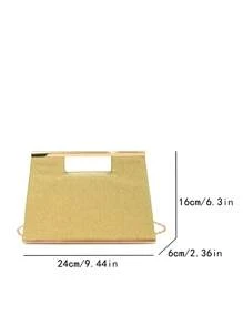 新款奢华闪亮大容量手提包，公主风格女士手提包，适合派对、聚会、晚礼服、KTV - 彩色 - 查看 10