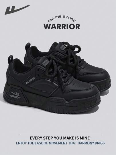 WARRIOR 勇士女鞋春夏轻便舒适透气简约风格休闲时尚运动鞋全年适用耐磨全天穿着训练运动鞋跑步鞋